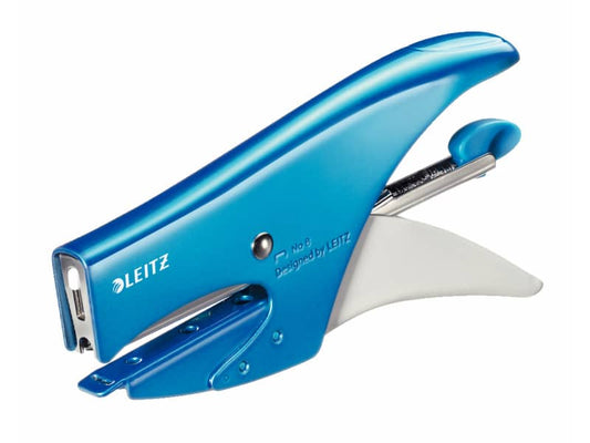 Cucitrice fino a 15 fogli Leitz 5547 WOW azzurro metallizzato 55472036