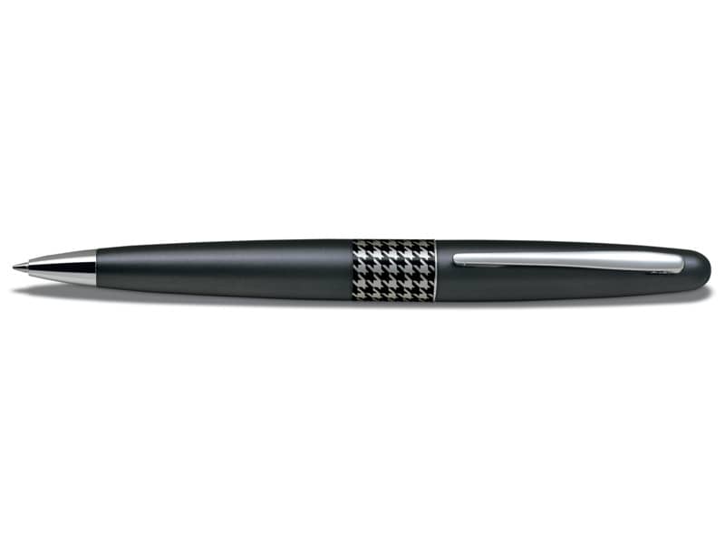 Penna a sfera Pilot MR Retro Pop Collection 0,7 mm blu fusto nero con astuccio e borsina regalo - 006471