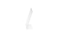 Porta-avvisi deflecto® 1/3 di A4 verticale in polistirolo inclincato con base a L trasparente - 45201