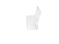 Urna con testata da personalizzare deflecto® 16,5x13,5x10,5 cm in polimetilmetacrilato trasparente 592901