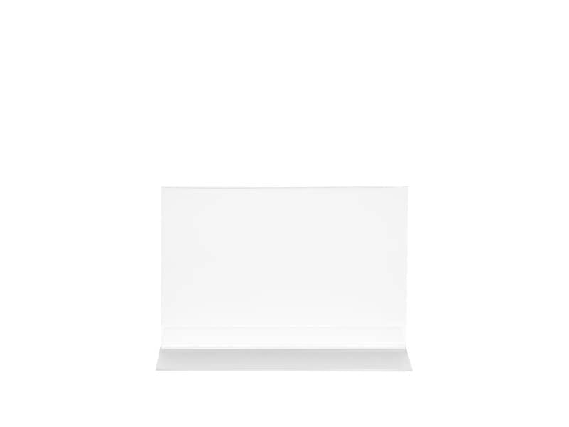Portabrochure deflecto® A4 orizzontale in polistirolo con base a T trasparente 47701