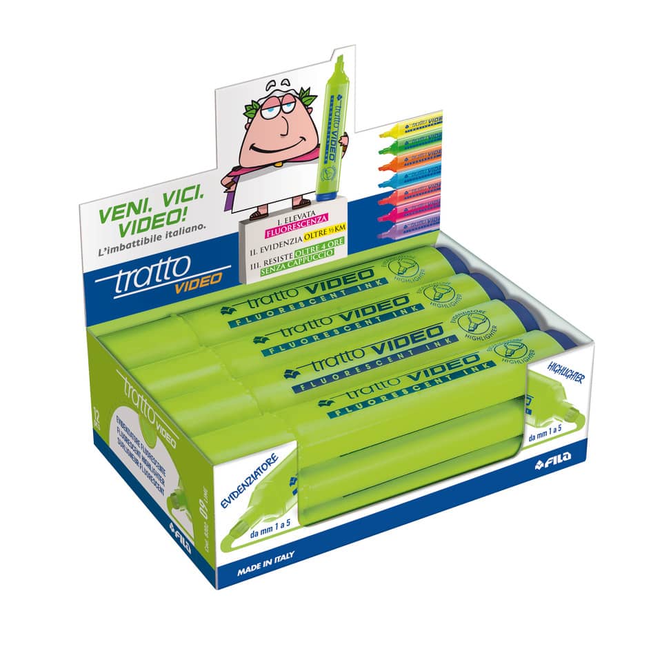 Evidenziatore TRATTO Video 1-5 mm lime  830209