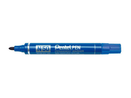 Marcatore professionale permanente Pentel N50 punta conica 4,3 mm blu N50-C