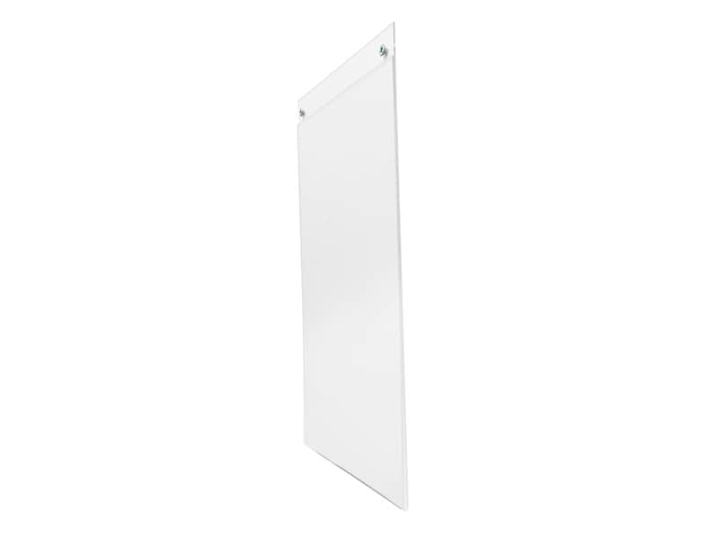 Portastampati da parete deflecto® A3 verticale in polistirene trasparente 47201