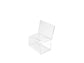 Urna con testata da personalizzare deflecto® 16,5x13,5x10,5 cm in polimetilmetacrilato trasparente 592901