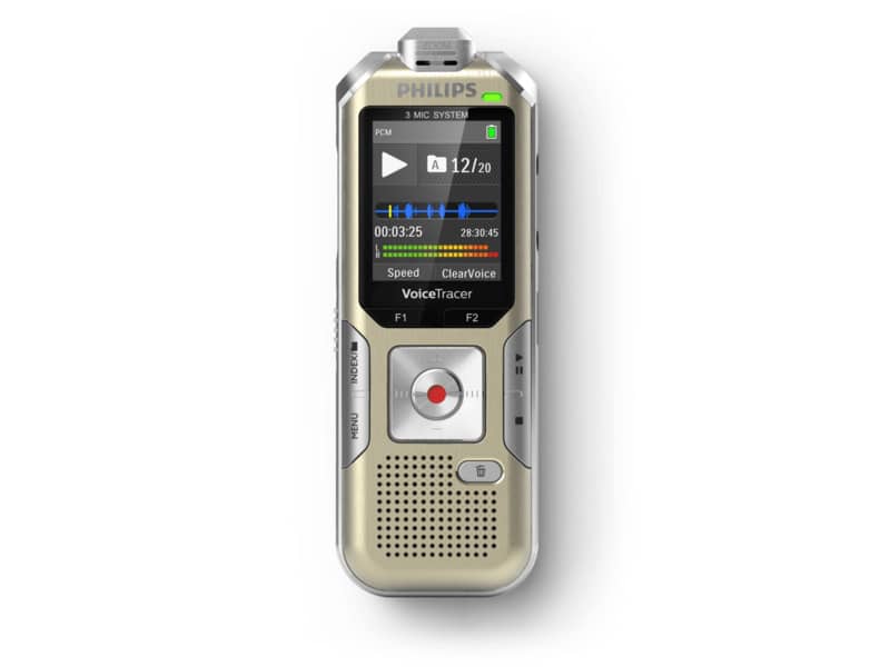 Registratore vocale digitale PHILIPS oro  DVT8010