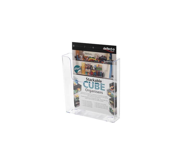 Portadocumenti deflecto® A5 in polistirene trasparente 76301
