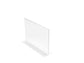 Portabrochure deflecto® A4 orizzontale in polistirolo con base a T trasparente 47701