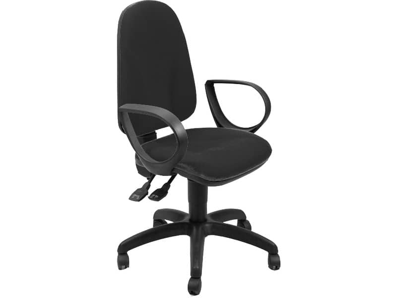 Sedia operativa girevole Unisit Team TMSY Eco smart - schiuma sagomata - rivestimento Eco nero - TMSY/EN