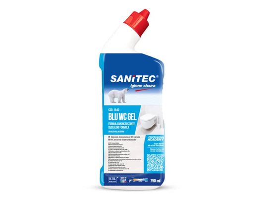 Detergente disincrostante SANITEC Blu WC Gel 750 ml - 1940