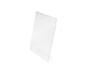 Porta-avvisi deflecto® A5 verticale in polistirene con base a L trasparente 47501