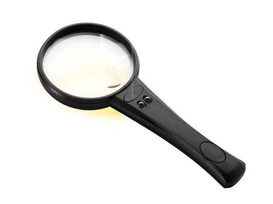 Lente di ingrandimento Lebez con luce 2 led Ø 75 mm 1134