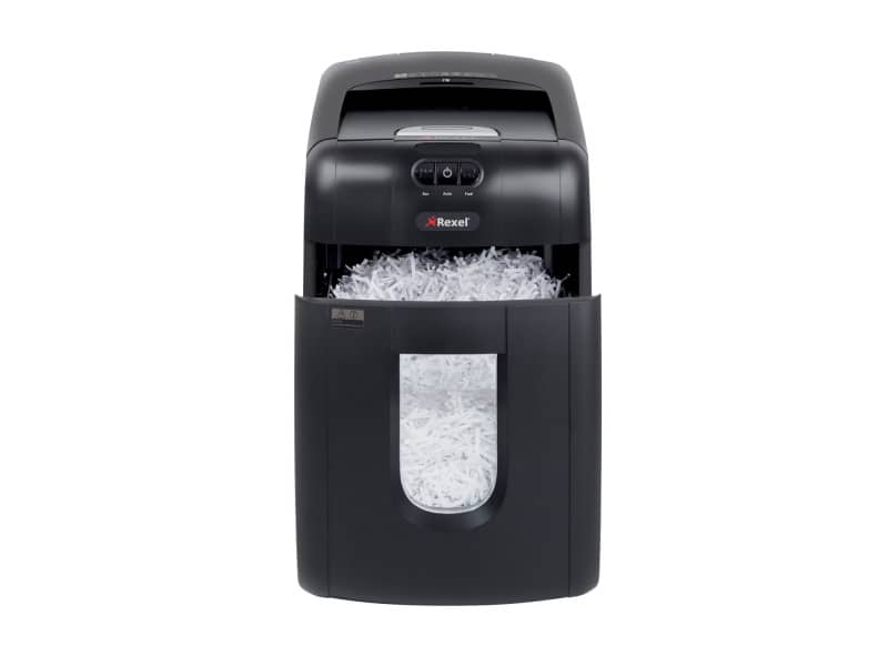 Distruggidocumenti ad alimentazione automatica Rexel Auto+ 130X P-4 26 L taglio a frammenti 4x40 mm - 2102559EUA