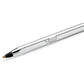 Penna a sfera BIC Cristal Shine Silver M 1 mm nero 921339