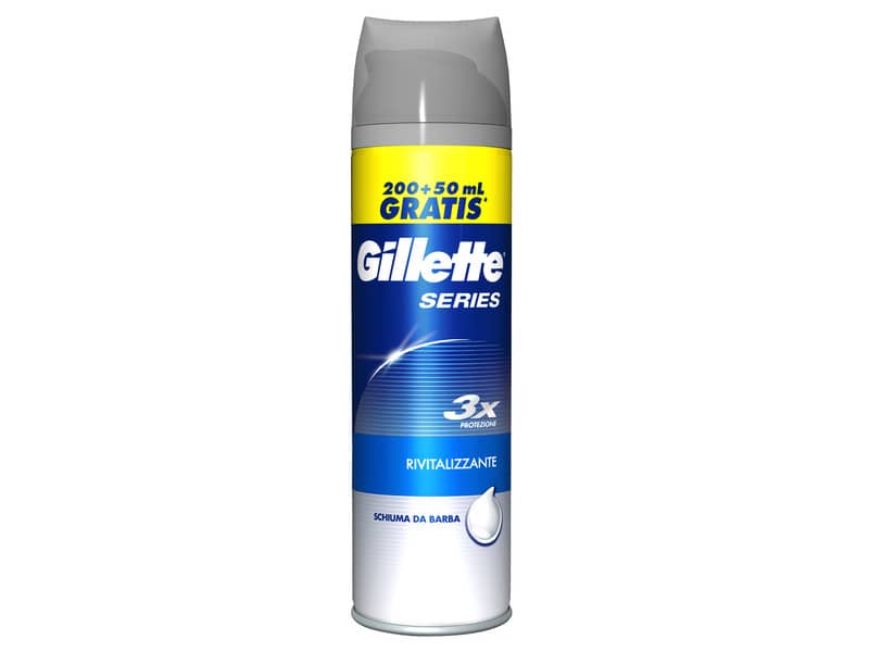 Schiuma da barba Gillette Series flacone 200+50 ml GI24