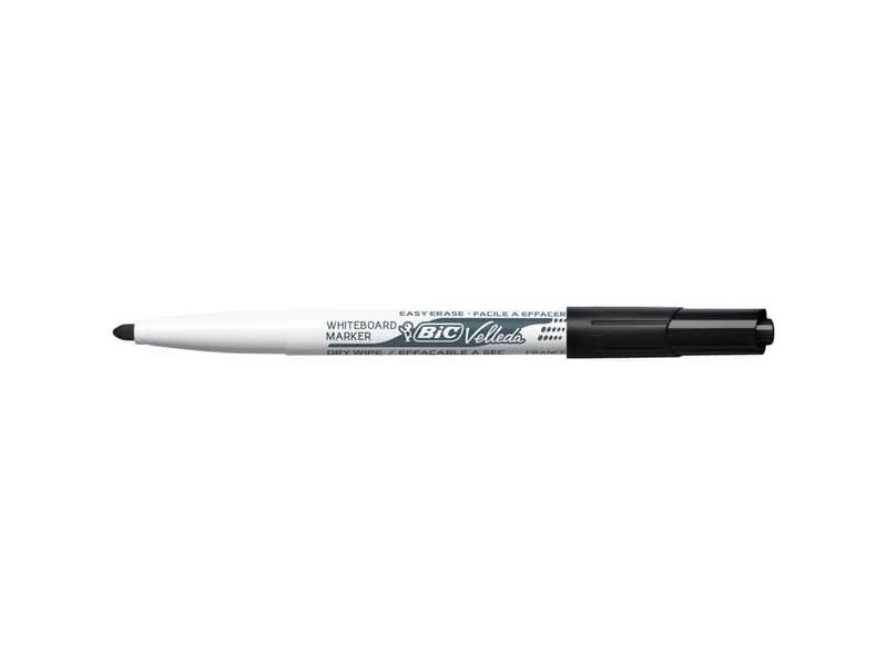 Marcatori per lavagne bianche BIC Velleda 1741 punta conica 4,5 mm nero 9581711