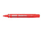 Marcatore professionale permanente Pentel N50 punta conica 4,3 mm rosso N50-B