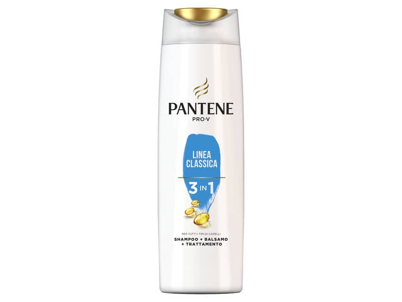 Shampoo Pantene Pro V 3 in 1 Linea classica 225 ml - shampoo + balsamo + trattamento - PG131