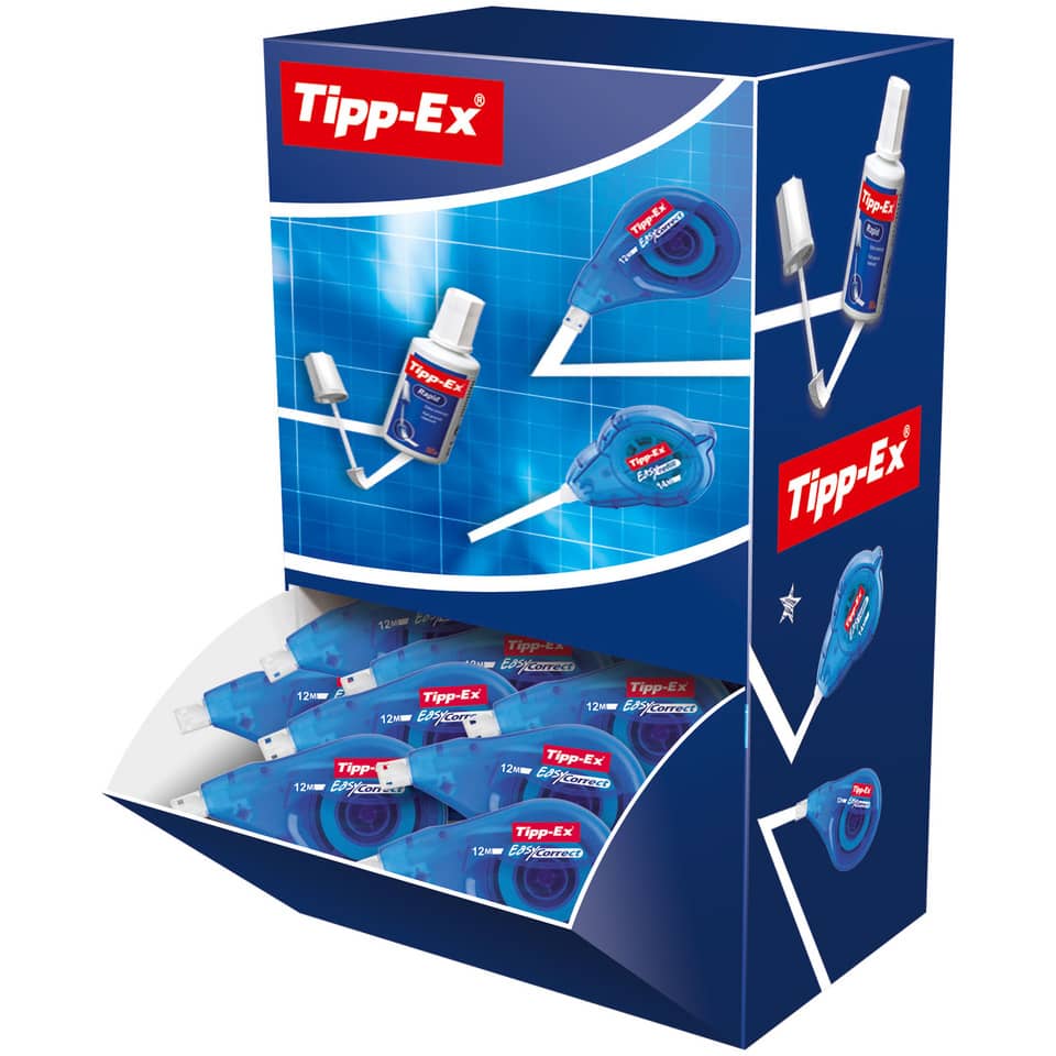 Correttore a nastro TIPP-EX Easy Correct 4,2 mm x 12 mt Value Pack 15+5 GRATIS - 895951