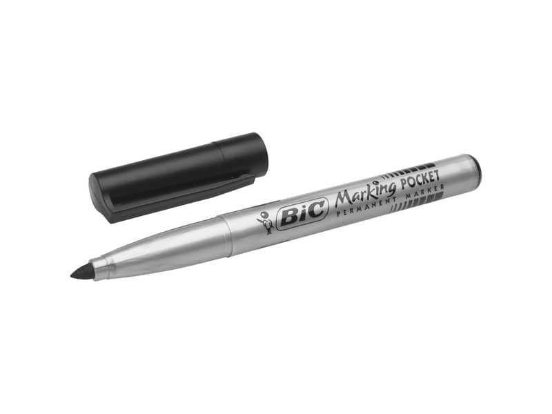 Marcatore permanente BIC Marking Pocket 1445 punta conica 1 mm nero 8209022