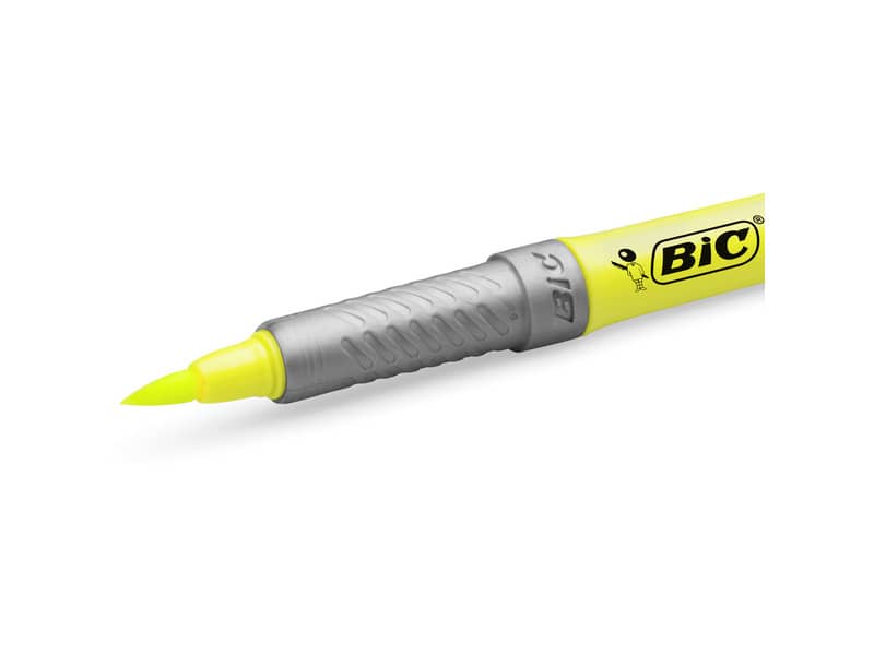 Evidenziatore BIC Highlighter Flex 1-4,3 mm giallo 942040