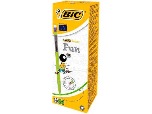 Portamine BIC Matic Fun 0,7 mm HB assortiti scatola da 12 - 8209602