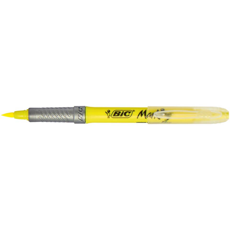 Evidenziatore BIC Highlighter Flex 1-4,3 mm giallo 942040