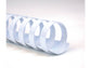 Dorsi plastici a 21 anelli GBC CombBind 10 mm A4 bianco - fino a 65 fogli conf da 100 dorsi - 4028195