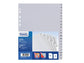 Divisore alfabetico Favorit 20 tacche A-Z 21x29,7 cm grigio 400006681