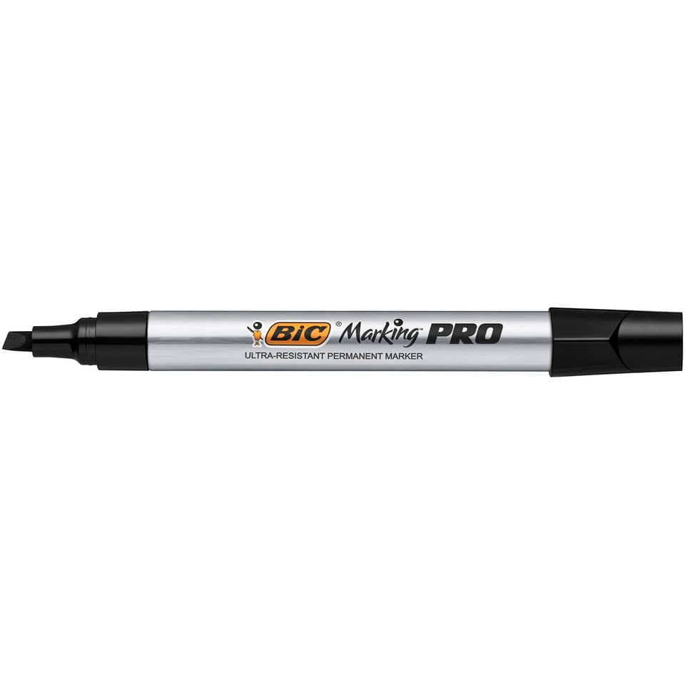 Marcatore permanente BIC Marking PRO punta a scalpello 1,7-4,7 mm nero 964802