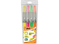 Evidenziatori BIC Highlighter Flex 1-4,3 mm assortiti busta in plastica da 4 - 950470