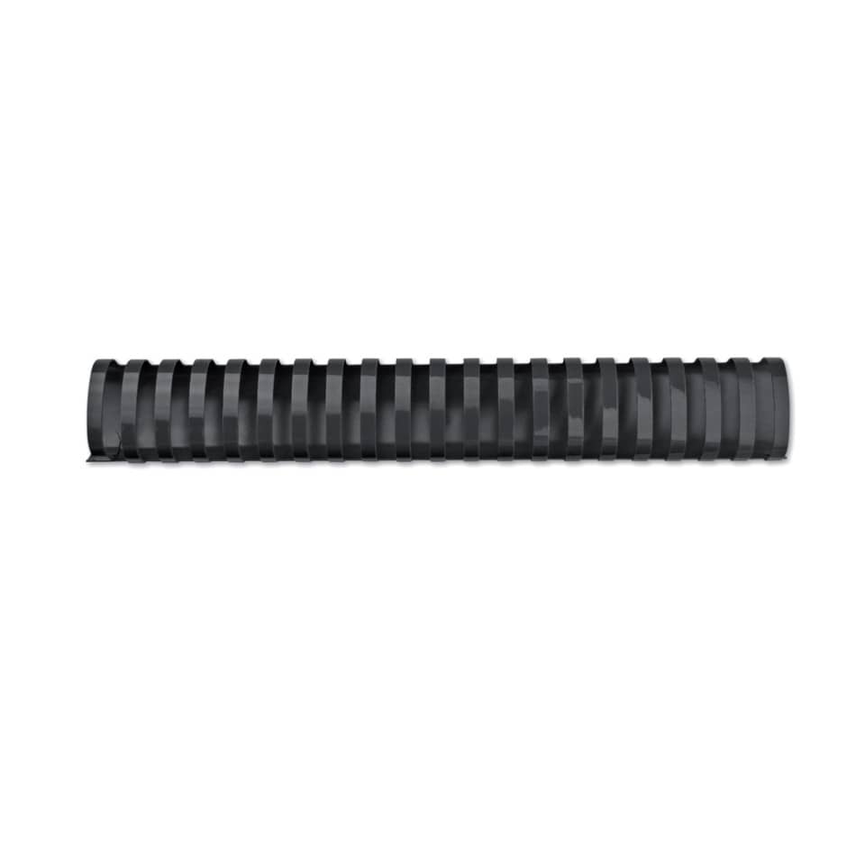 Dorsi plastici a 21 anelli GBC CombBind 38 mm A4 nero - fino a 330 fogli conf da 50 dorsi - 4028185