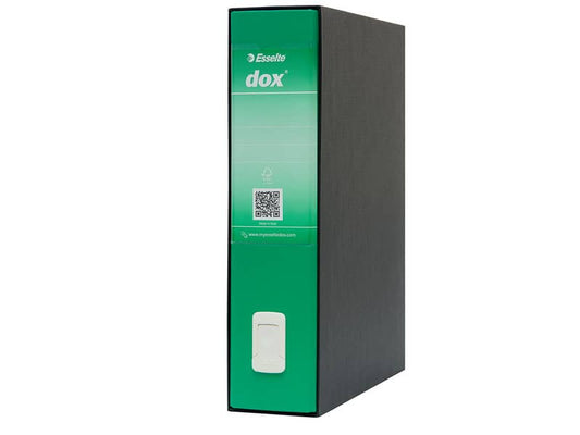 Registratore a leva DOX2 Protocollo 28,5x35 cm - dorso 8 cm verde D26214