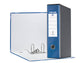 Registratore con custodia Esselte G55 Eurofile protocollo dorso 8 cm cartone rivestito in PP blu metall. - 390755960