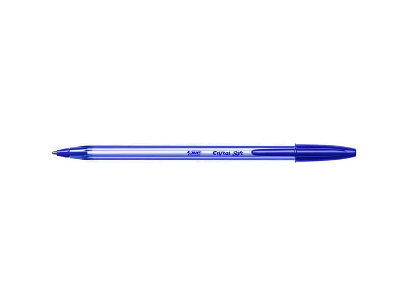 Penna a sfera BIC Cristal Soft M 1,2 mm blu 951434