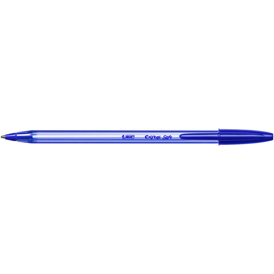 Penna a sfera BIC Cristal Soft M 1,2 mm blu 951434