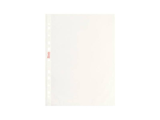 Buste a perforazione universale goffrate Esselte STANDARD PP antiriflesso trasparente A4  conf.200 - 395613300