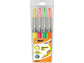 Evidenziatori BIC Highlighter Flex 1-4,3 mm assortiti busta in plastica da 4 - 950470