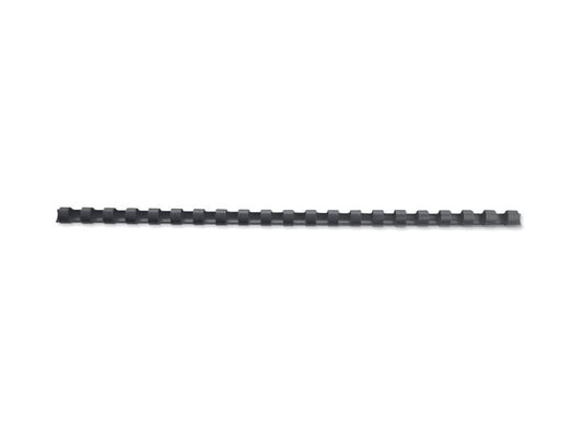 Dorsi plastici a 21 anelli GBC CombBind 14 mm A4 nero -  fino a 125 fogli conf da 100 dorsi - 4028178