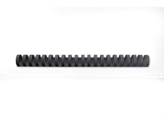 Dorsi plastici a 21 anelli GBC CombBind 28 mm A4 nero - fino a 240 fogli conf da 50 dorsi - 4028183