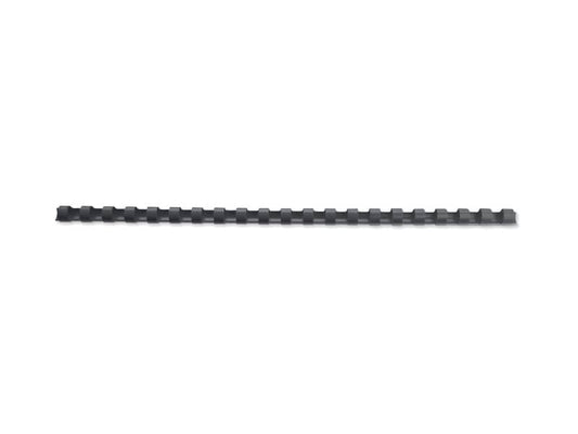 Dorsi plastici a 21 anelli GBC CombBind 10 mm A4 nero - fino a 65 fogli conf da 100 dorsi - 4028175