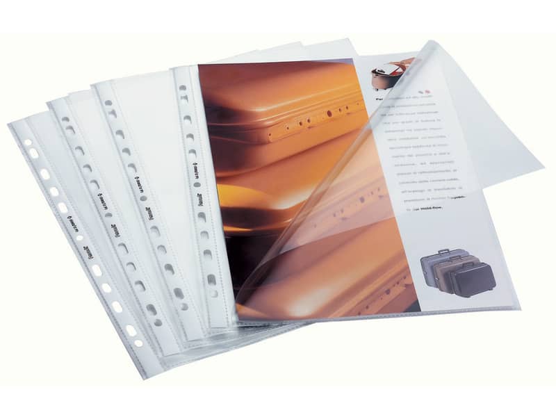 Buste trasp. a foratura universale FAVORIT aperte liscia superior 22x30 cm conf. da 50 - 100460073