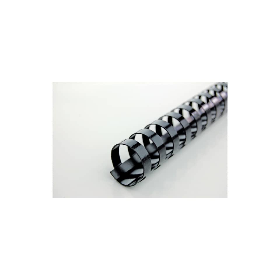 Dorsi plastici a 21 anelli GBC CombBind 12 mm A4 nero -  fino a 95 fogli conf da 100 dorsi - 4028177