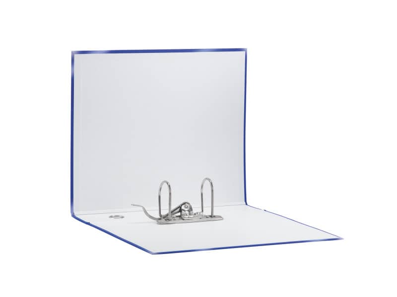 Registratore con custodia Esselte G55 Eurofile protocollo dorso 8 cm cartone rivestito in PP blu metall. - 390755960