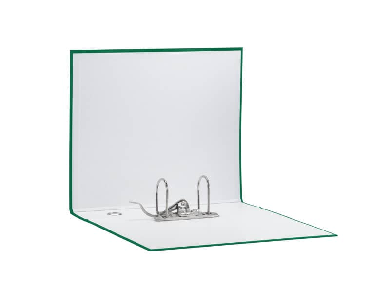 Registratore con custodia Esselte G55 Eurofile protocollo dorso 8 cm cartone rivestito in PP verde - 390755180