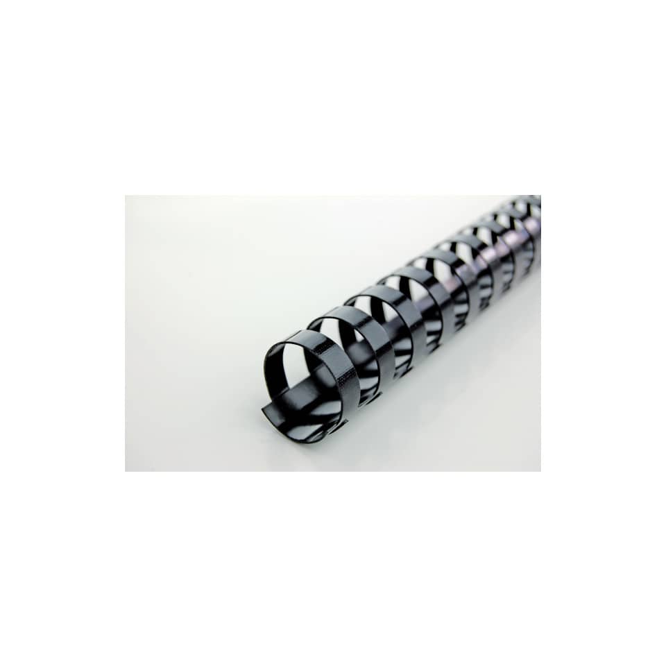 Dorsi plastici a 21 anelli GBC CombBind 28 mm A4 nero - fino a 240 fogli conf da 50 dorsi - 4028183