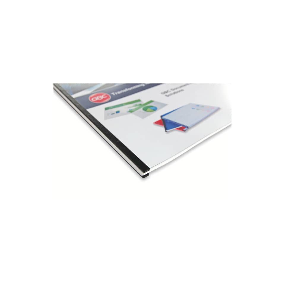 Pettini per rilegatura GBC SureBind 25 mm A4 nero - fino a 250 fogli conf da 100 pettini - 1132850