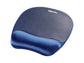 Tappetino mouse con poggiapolsi FELLOWES Memory Foam - Zaffiro blu 27,6x23,2x3,2 cm - 9172801