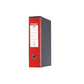 Registratore con custodia Esselte G55 Eurofile protocollo dorso 8 cm cartone rivestito in PP rosso - 390755160