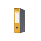 Registratore con custodia Esselte G55 Eurofile protocollo dorso 8 cm cartone rivestito in PP giallo - 390755090